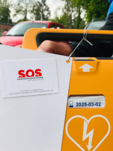 Nieuwe AED aanwezig op de vereniging